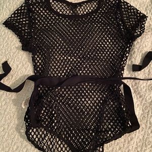 Fishnet bodysuit